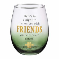 CELTIC FRIENDS STEMLESS WINE GLASS