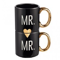 GRASSLANDS MR & MR MUG SET