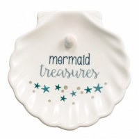 GRASSLANDS TRINKET DISH MERMAID CLAM