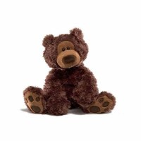 GUND PHILBIN CHOCOLATE BEAR 12"