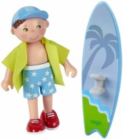 HABA LITTLE FRIENDS COLIN W/SURFBOARD