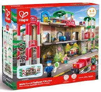 HAPE MULTI-LEVEL RAILWAY CITY SET