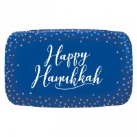 HAPPY HANUKKAH PLATTER 11" X 18"