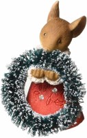 HEART OF XMAS MOUSE W/WREATH