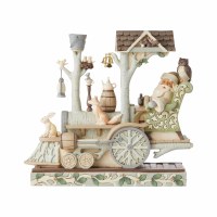 HEARTWOOD CREEK WOODLAND SANTA IN TRAIN