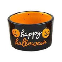 MUD PIE HALLOWEEN TIDBIT BOWL HAPPY H