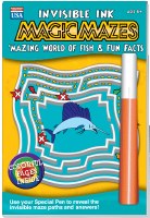 INVISIBLE INK MAGIC MAZES FISH & FACTS