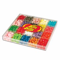 JELLY BELLY 1LB 20 FLAVOR CLEAR BOX