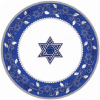 JOYOUS HOLIDAY ROUND PLATES 7" 8CT