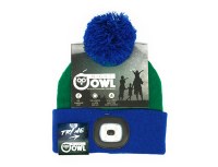 KID'S RECHARGEABLE LED HAT GREEN/BLUE