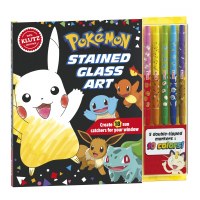 KLUTZ POKEMON STAINED GLASS ART