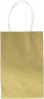 KRAFT BAG SOLID GOLD CUB SIZE