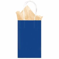 KRAFT GIFT BAG 8.5" x 5.25" x 3.5" ROYAL