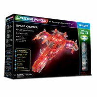 LASER PEGS 12 IN 1 SPACE CRUISER