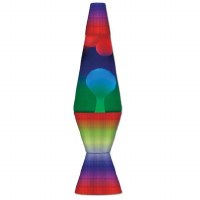 LAVA LAMP 11.5" RAINBOW TRICOLOR