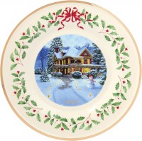 LENOX 2026 HOLIDAY PLATE VICTORIAN HOUSE