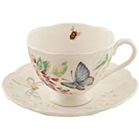 LENOX BUTTERFLY MDW CUP/SAUCER BL B'FLY