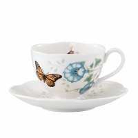 LENOX BUTTERFLY MDW CUP/SAUCER MONARCH