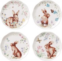 LENOX BUTTERFLY MEADOW BUNNY PLATES/4