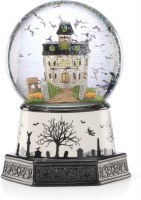 LENOX HAUNTED VILLAGE LIT WATERGLOBE