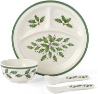 LENOX HOLIDAY MELAMINE CHILD'S SET