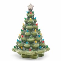 LENOX HOLIDAY TRADITIONS GREEN LIT TREE