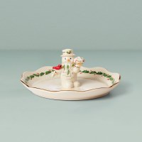 LENOX SNOWMAN TREAT DISH