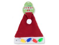 LIGHT UP SANTA HAT