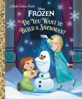 LITTLE GOLDEN BOOK FROZEN BUILD A SNOWMA