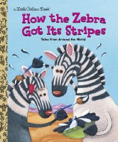 LITTLE GOLDEN BOOK HOW ZEBRA GOT STRIPES