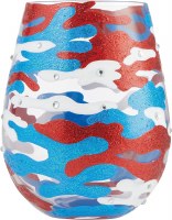 LOLITA STEMLESS WINE GLASS PATRIOTIC