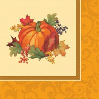 BOUNTIFUL HOLIDAY LUNCHEON NAPKINS 16CT