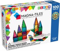 MAGNA-TILES CLEAR COLORS 100pc SET