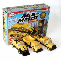 MAGNETIC MIX OR MATCH CONSTRUCTION CARS
