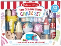 MELISSA & DOUG ICE CREAM SHOP CHALK SET