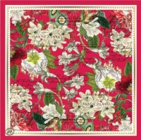 MICHEL COCTAIL NAPKIN WHITE XMAS