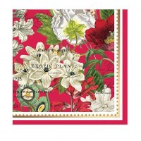 MICHEL LUNCH NAPKINS WHITE XMAS