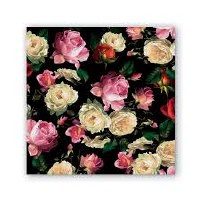 MICHEL MIDNIGHT ROSE COCKTAIL NAPKIN