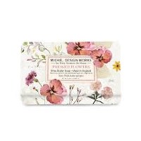 MICHEL PRESSED FLOWERS MED BATH BAR SOAP