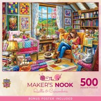 MP PUZZLE 500pc QUILTS & CUCUMBERS