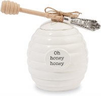 MUD PIE CIRCA HONEY POT SET