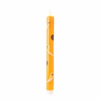 MUD PIE LED TAPER HALLOWEEN ORANGE