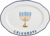 MUD PIE MENORAH CELEBRATE PLATTER