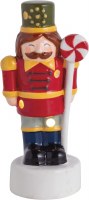 MUD PIE NUTCRACKER LED LIGHT UP SITTER