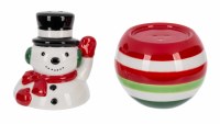 GANZ SNOWMAN SALT/PEPPER SET