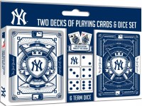 NY YANKEES 2-PACK PLAYING CARDS & DICE