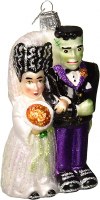 OLD WORLD CHRISTMAS FRANKENSTEIN/BRIDE