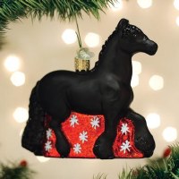 OLD WORLD CHRISTMAS FRIESIAN HORSE