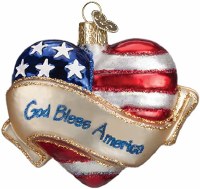 OLD WORLD CHRISTMAS GOD BLESS AMERICA