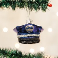 OLD WORLD CHRISTMAS POLICE OFF CAP